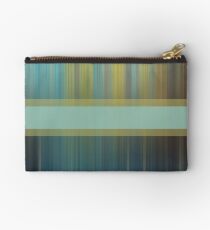 Bluish-Green Abstract Studio Pouch
