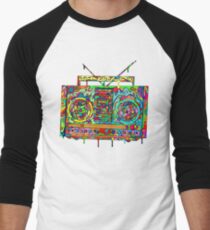 Camiseta ¾ bicolor para hombre Boom Box