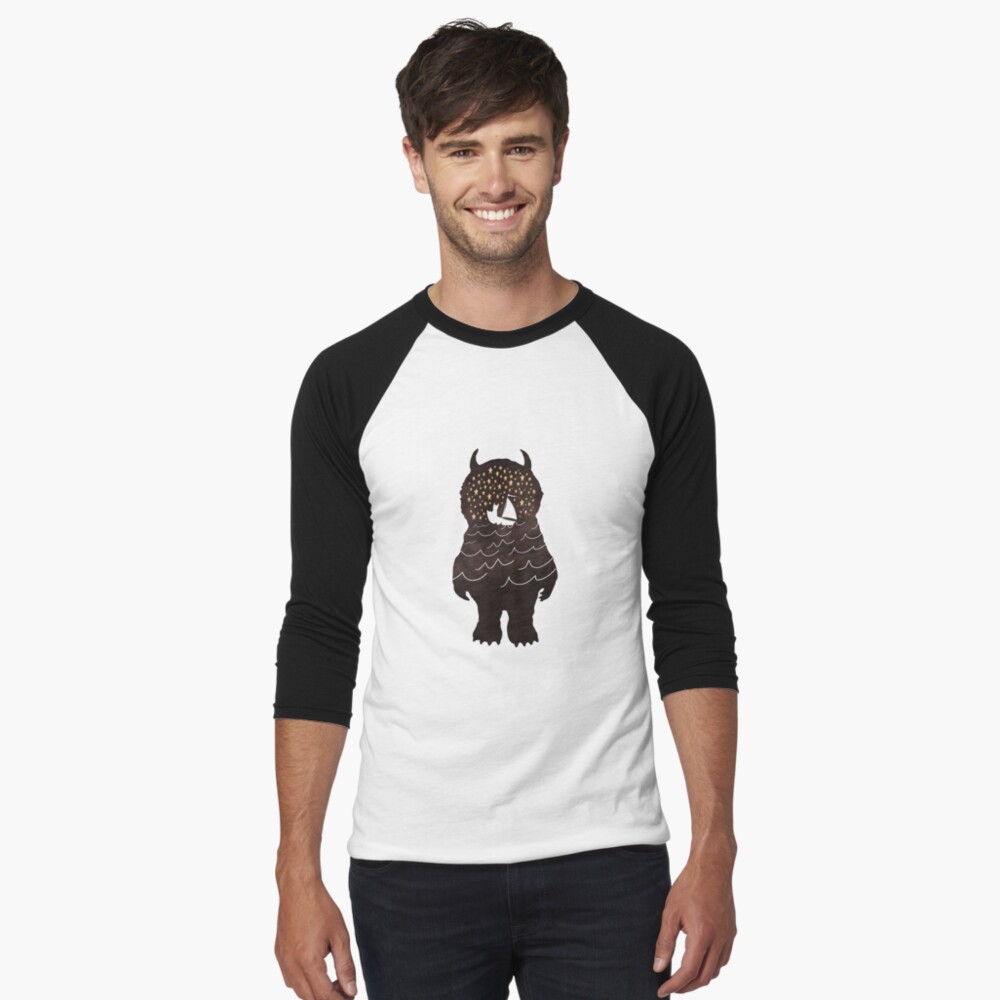 And Into The Night Baseball ¾ Sleeve T-Shirt