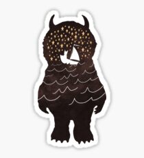 And Into The Night Sticker