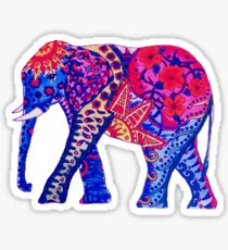 Colorful Elephant Sticker