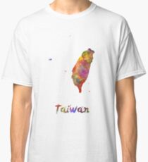 Taiwan in watercolor Classic T-Shirt
