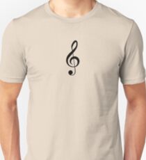 Treble Clef Musical Musician Baby Jumpsuit T-Shirt Bedpsread Duvet Sticker Unisex T-Shirt