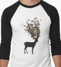 Camiseta ¾ bicolor para hombre Naturaleza salvaje