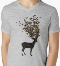 Wild Nature Men's V-Neck T-Shirt