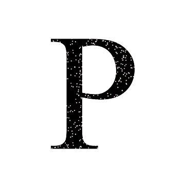 Letter P' Sticker