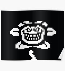 Undertale Flowey Evil Homicide Poster