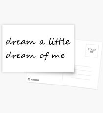 Dream a Little Dream of Me Postcards