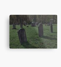 " 'THE CEMETERY', a Series, #2, Shadows " Metal Print