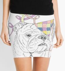 Party Animal ! Bulldog Mini Skirt