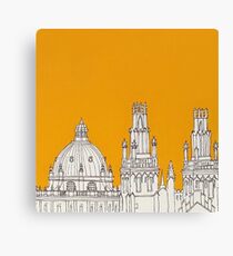 Oxford Rooftops Canvas Print