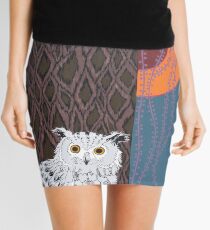 Owl Portrait Mini Skirt