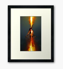 Feeding the Fire Framed Print