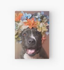 Cuaderno de tapa dura Flower Power, Angel sonriendo