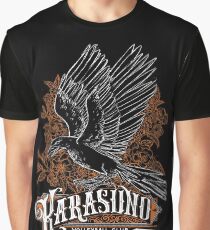 Haikyuu Team Types: Karasuno Black Graphic T-Shirt
