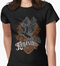Camiseta entallada para mujer Tipos de equipo Haikyuu: Karasuno Black