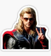 Peace Out ThorScout Sticker