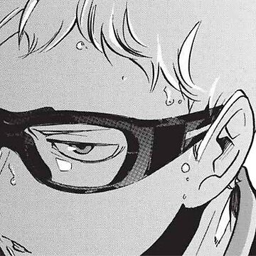 manga, haikyuu, and tsukishima image