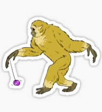 Yo-Yo Master Gibbon Sticker