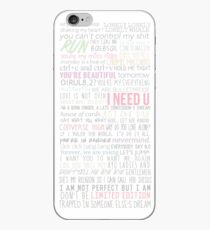 BTS Lyrics iPhone Case