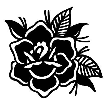 Black Flower Tattoos for Women Girls Fake Tattoo Stickers for Adults Teens  Rose Sunflower Lily Temporary Tattoo Decals on Arm Chest Leg Belly Makeup  Body Decoration Supplies