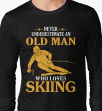 Skiing Long Sleeve T-Shirt