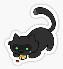 Ladybug and the cat Sticker