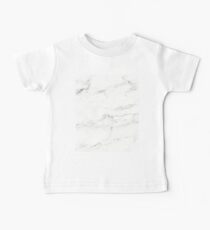 White Marble - Grey Veins Baby Tee