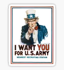 Uncle Sam Wants You Sticker