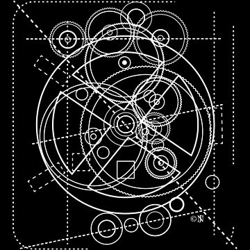 Artwork thumbnail, Antikythera Mechanism Drawing by SymbolGrafix