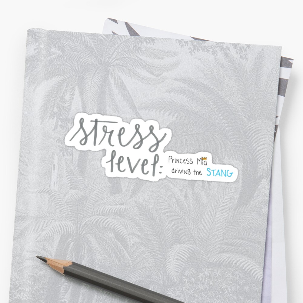 "Stress" Stickers By Jacie Lopez | Redbubble