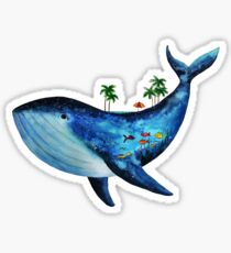 Blue whale Sticker
