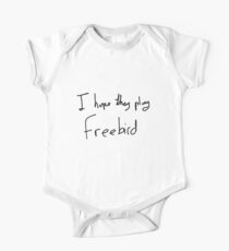 I Hope They Play Freebird -Black One Piece - Short Sleeve