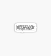 Fall Out Boy betrunken Geschichte Sticker
