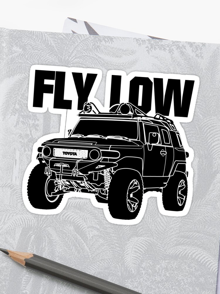 Fj Cruiser Sticker By Moaoun Redbubble