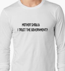 Pink Floyd Mother Should I Trust The Government T Shirt Long Sleeve T-Shirt