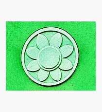 Green Flower Photographic Print