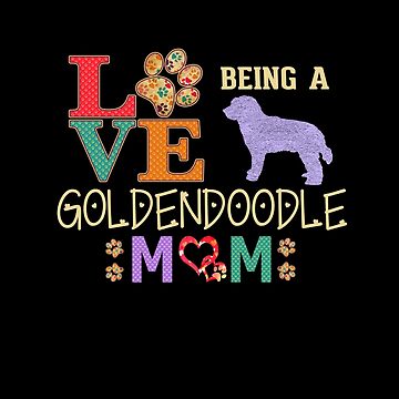 Artwork thumbnail, Love Being a Goldendoodle Mom by vslod