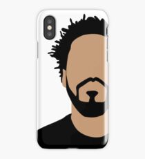 J Cole Minimalistic Cartoon iPhone Case