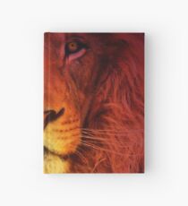 Cuaderno de tapa dura hombre león