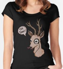 Oh Deer Women's Fitted Scoop T-Shirt