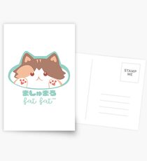 Fat Fat logo Postcards
