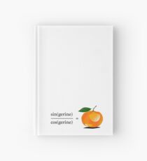 Maths Geek Joke - Tangerine Hardcover Journal