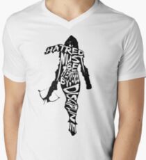 Hatred Must be Tempered by Discipline Men's V-Neck T-Shirt