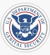 Department Of Genital Security (D.O.G.S) Sticker