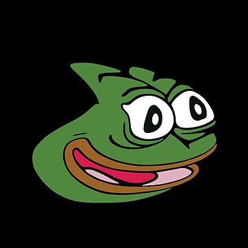 Pepega High Quality Emote | Greeting Card