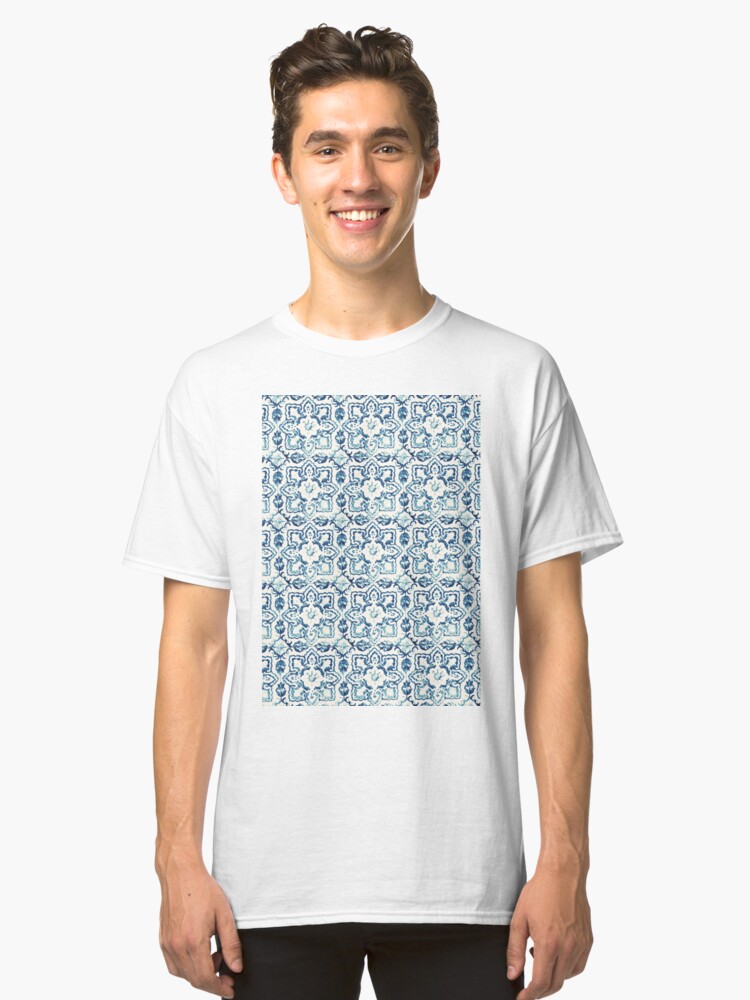 Alternate view of Portuguese Azulejos VIII Classic T-Shirt