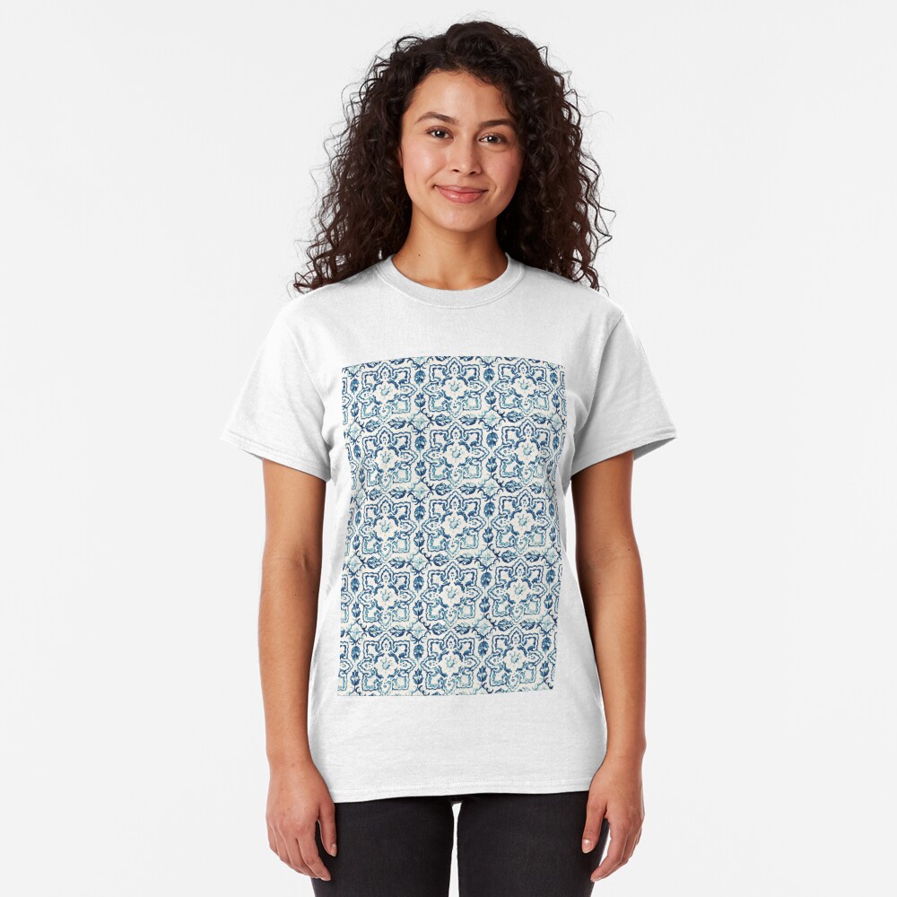 Portuguese Azulejos VIII Classic T-Shirt