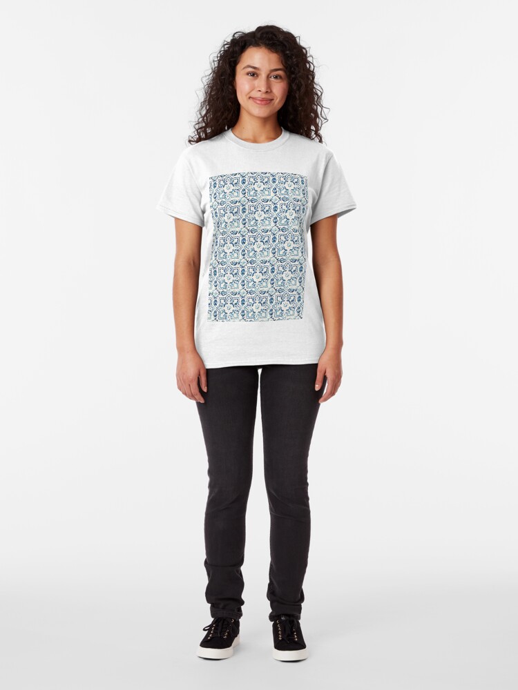 Alternate view of Portuguese Azulejos VIII Classic T-Shirt