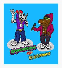 FLIGHT OF THE CONCHORDS - THE HIPHOPOPOTAMUS AND THE RHYMENOCEROS - TOGETHER ON THE ONE SHIRT Photographic Print